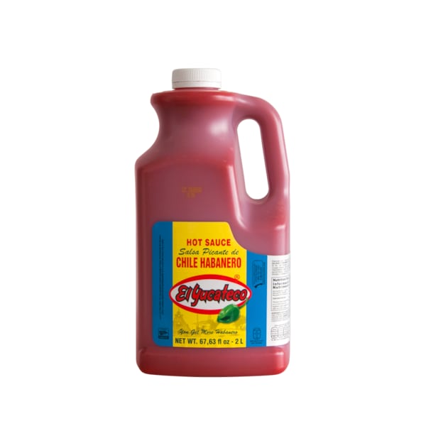 El Yucateco Red Habanero Hot Sauce 67.63 fl. oz., PK2 - 10816493010238