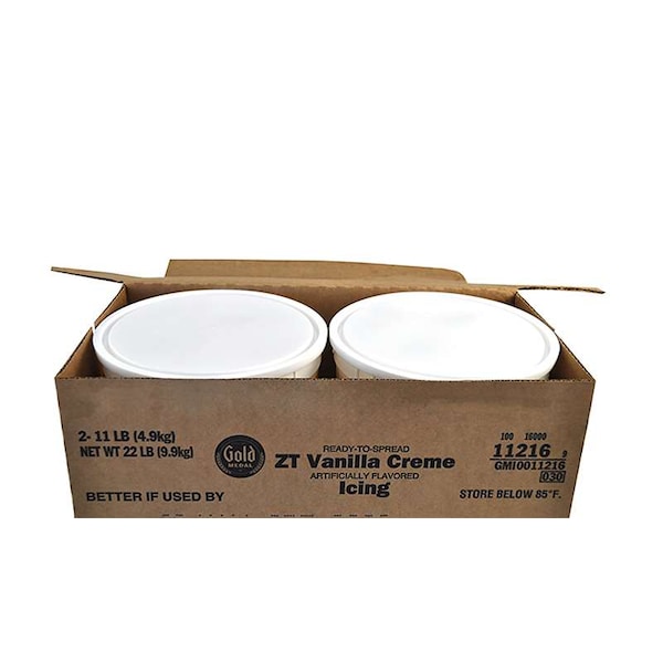 Gold Medal Gold Medal Ready-To-Spread Vanilla Creme Icing 11lbs Tub, PK2 - 16000-11216