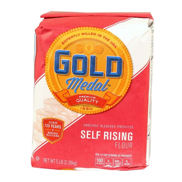 Gold Medal Gold Medal Bleached Enriched Pre-Sifted Self Rising Flour 5lbs, PK8 - 16000-12660