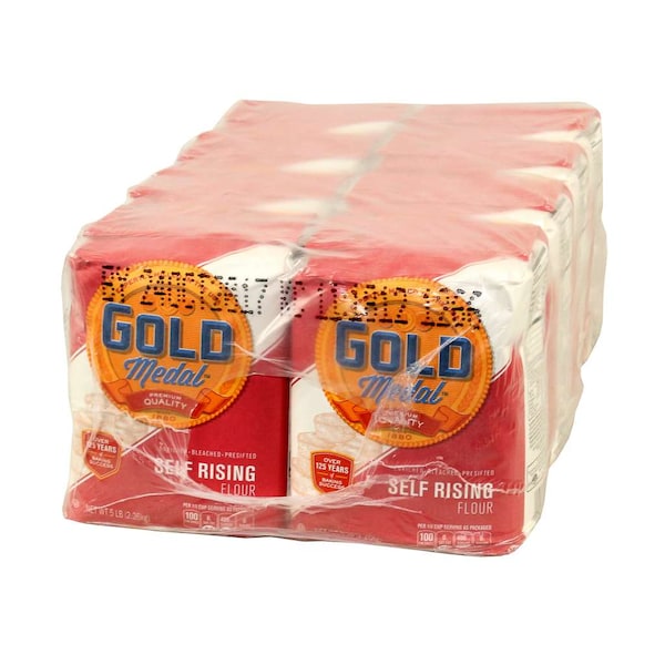 Gold Medal Gold Medal Bleached Enriched Pre-Sifted Self Rising Flour 5lbs, PK8 - 16000-12660
