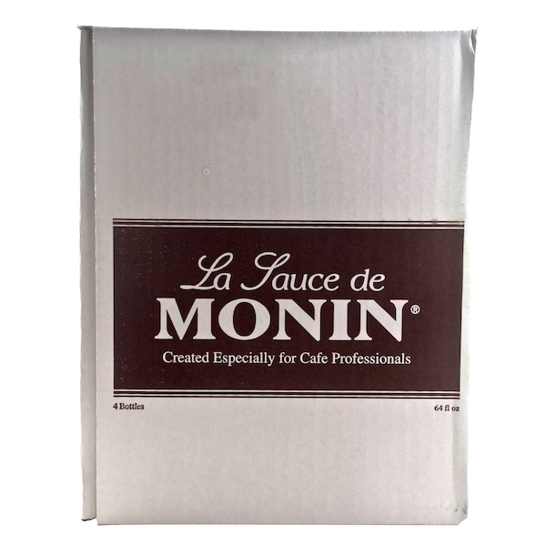 Monin Monin White Chocolate Sauce 64 oz. Bottle, PK4 - M-GC063FP