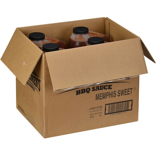 Cattlemens Memphis Sweet Master's Reserve Kosher Barbecue Sauce 1 gal. Jug, PK4 - 80137