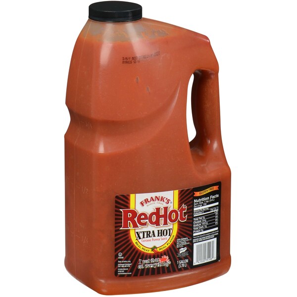 Franks Redhot Frank's Redhot Extra Hot Cayenne Pepper Sauce 1 gal., PK4 - 75196