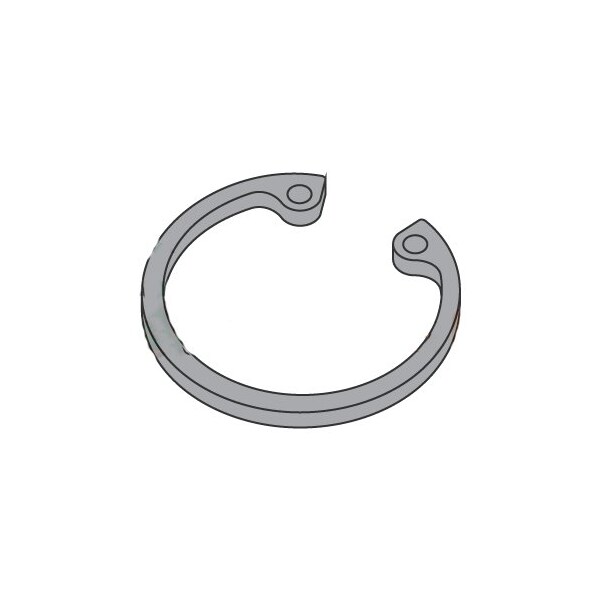 Newport Fasteners Internal Retaining Ring, Steel, Black Phosphate Finish, 2.5 in Bore Dia., 200 PK - 668241