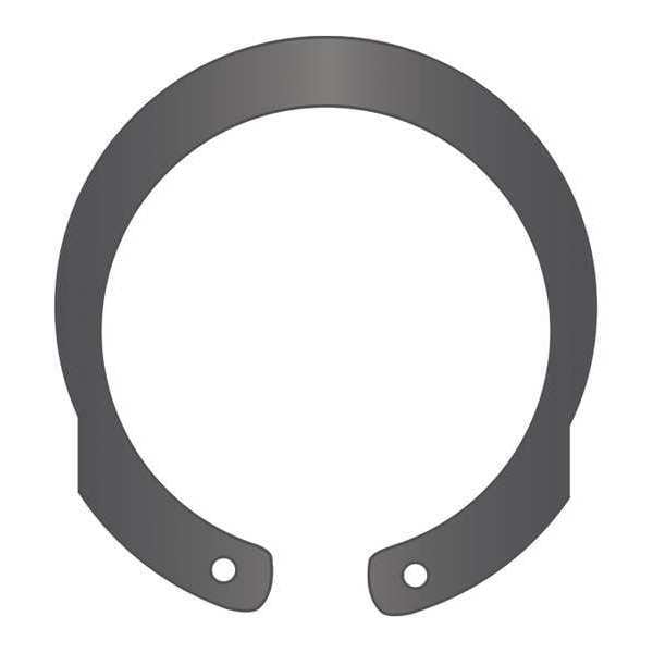 Rotor Clip Internal Retaining Ring, Steel, Black Phosphate Finish, M42 Bore Dia. - DHOI-042