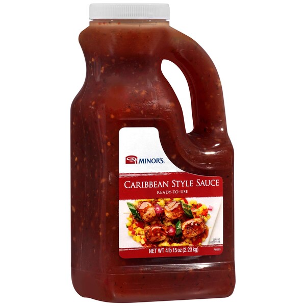 Minors Minor's Caribbean Style Sauce Ready-To-Use .5 gal., PK4 - 00050000783120