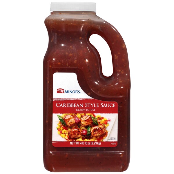 Minors Minor's Caribbean Style Sauce Ready-To-Use .5 gal., PK4 - 00050000783120