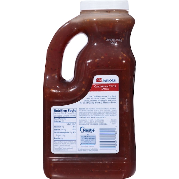 Minors Minor's Caribbean Style Sauce Ready-To-Use .5 gal., PK4 - 00050000783120