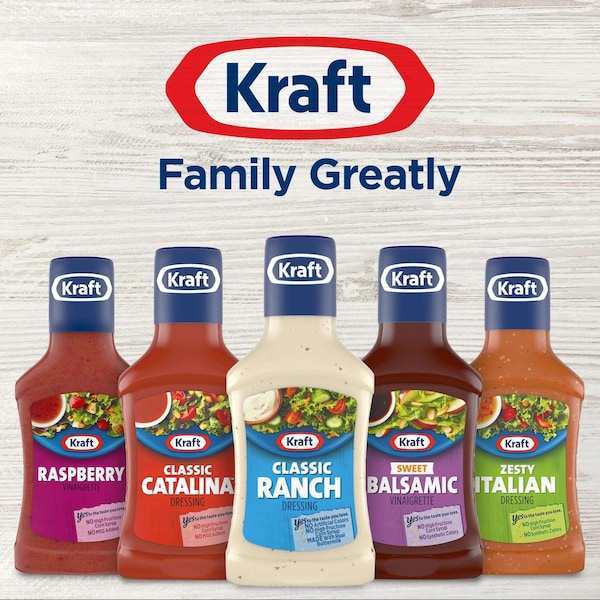 Kraft Kraft Classic Ranch Dressing 8 fl. oz. Bottles, PK9 - 00021000044009