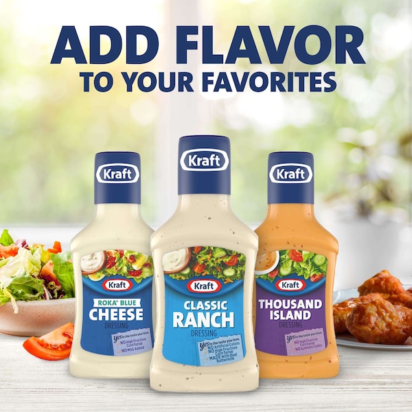 Kraft Kraft Classic Ranch Dressing 8 fl. oz. Bottles, PK9 - 00021000044009