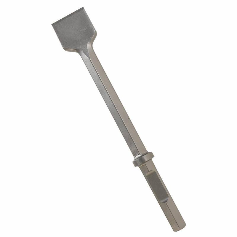 Bosch 20 pulg. x 3 pulg. Acero para martillo 1-1/8 pulg. Cincel hexagonal para martillo de demolición - HS2164