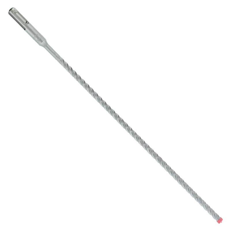 DIABLO 1/4 pulg. x 10 pulg. x 12 pulg. Barra de refuerzo Demon SDS-Plus de 4 cortadores con cabeza de carburo completo para taladro martillo (1 pieza) - DMAPL4090