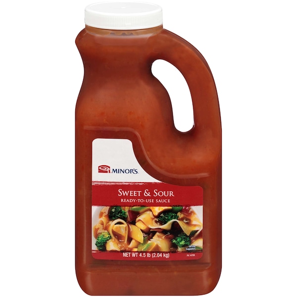 Minors Minor's Ready To Use Sweet & Sour Sauce .5 gal. Jug, PK6 - 00050000316816