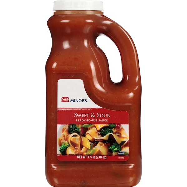 Minors Minor's Ready To Use Sweet & Sour Sauce .5 gal. Jug, PK6 - 00050000316816