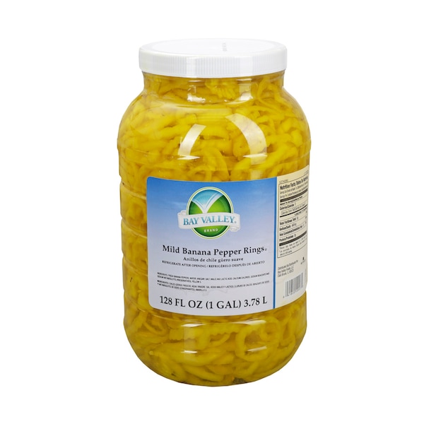 Bay Valley Bay Valley Mild Banana Pepper Rings 1 gal., PK4 - 12740901170