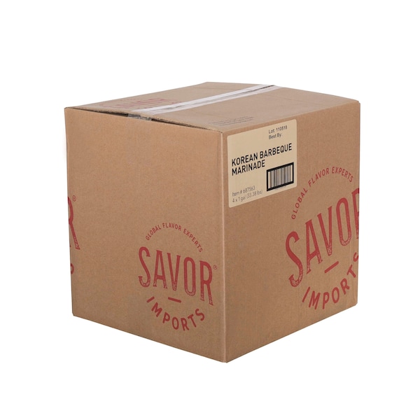 Savor Imports Savor Imports Korean Barbecue Marinade 1 gal. Jug, PK4 - 687563