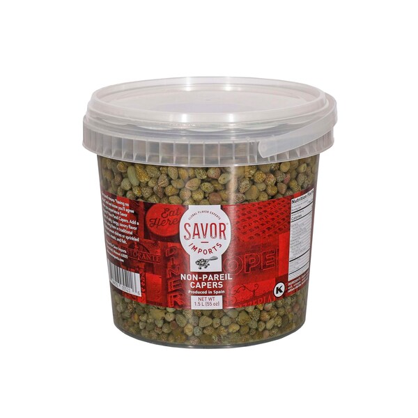 Savor Imports Non-Pareil Capers 1.5 Liter, PK4 - 685705