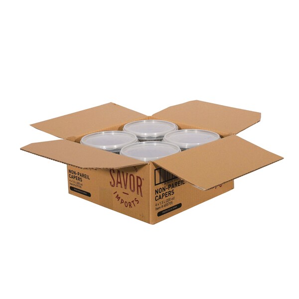 Savor Imports Non-Pareil Capers 1.5 Liter, PK4 - 685705