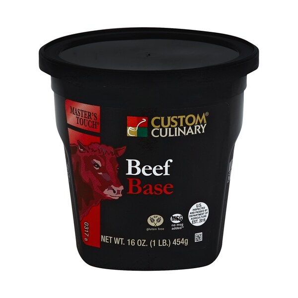 Masters Touch Masters Touch Gluten Free No MSG Added Beef Base 1lbs, PK6 - 03171ECFP