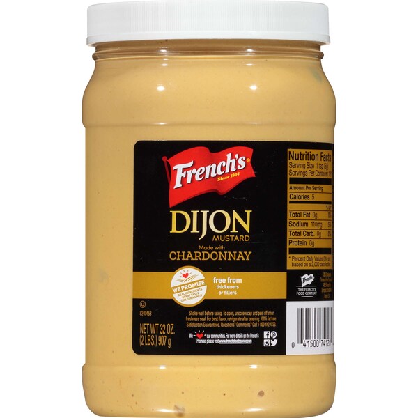 Frenchs French's Dijohn Mustard 32 oz. Bottle, PK6 - 74128