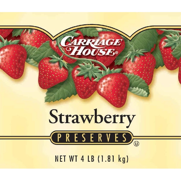Carriage House Carriage House 4lbs Strawberry Preserves, PK6 - 48T136T4223