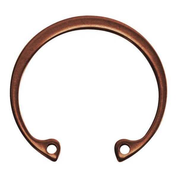 Rotor Clip Internal Retaining Ring, Steel, Copper Plated Finish, 1.250 in Bore Dia. - HO-125-BC
