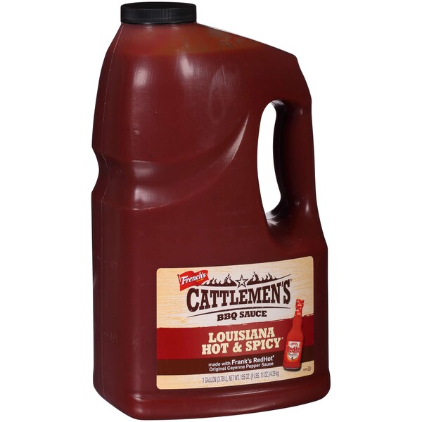 Cattlemens Master's Reserve Louisiana Hot N' Spicy BBQ Sauce 155 oz. Jug, PK4 - 74000