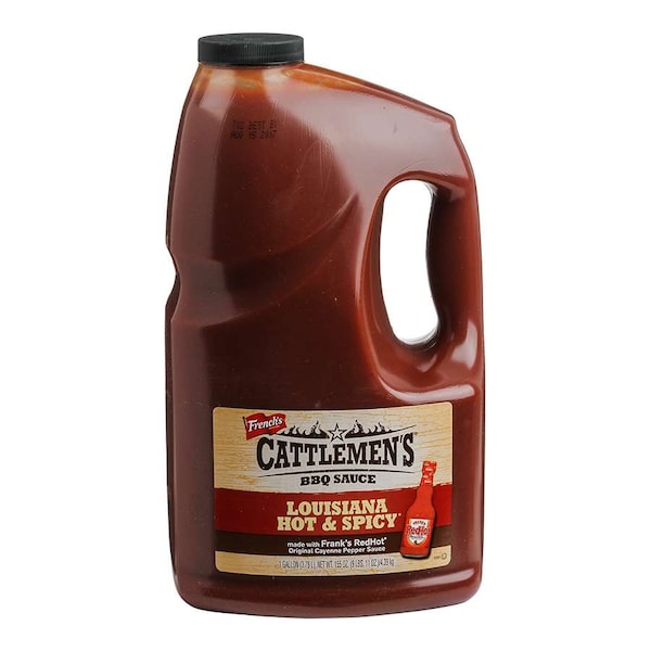 Cattlemens Master's Reserve Louisiana Hot N' Spicy BBQ Sauce 155 oz. Jug, PK4 - 74000