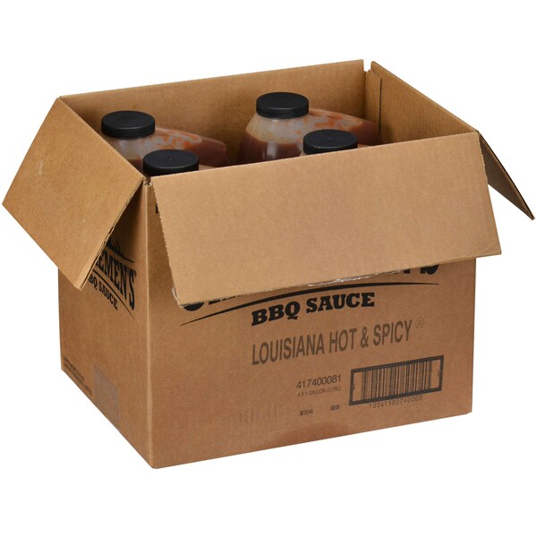 Cattlemens Master's Reserve Louisiana Hot N' Spicy BBQ Sauce 155 oz. Jug, PK4 - 74000