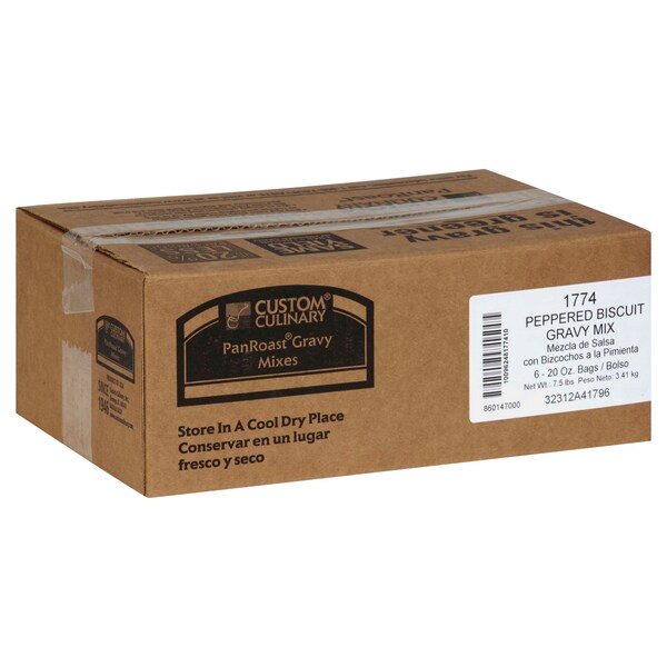 Panroast Mix Gravy Biscuit Peppered Shelf Stable, PK6 - 17741GPAN