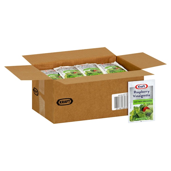 Kraft Kraft Raspberry Vinaigrette Dressing 1.5 oz. Pouch, PK60 - 10021000671448