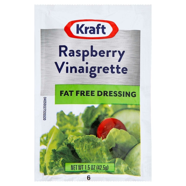 Kraft Kraft Raspberry Vinaigrette Dressing 1.5 oz. Pouch, PK60 - 10021000671448