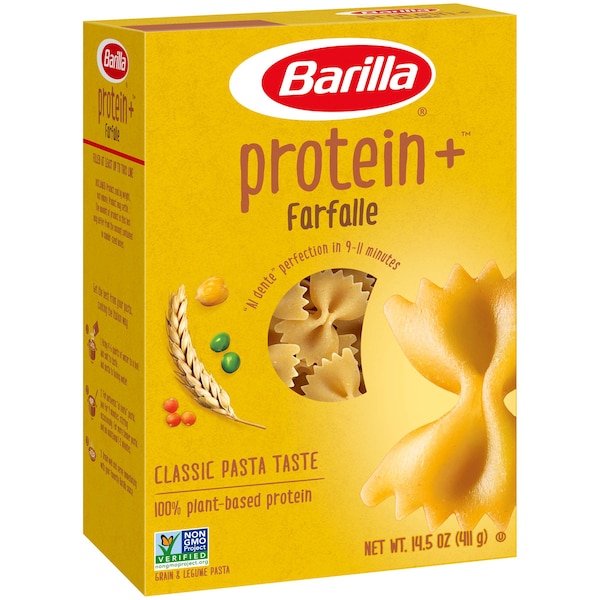 Barilla Barilla Protein Plus Farfalle Pasta 14.5 oz., PK12 - 1000010557