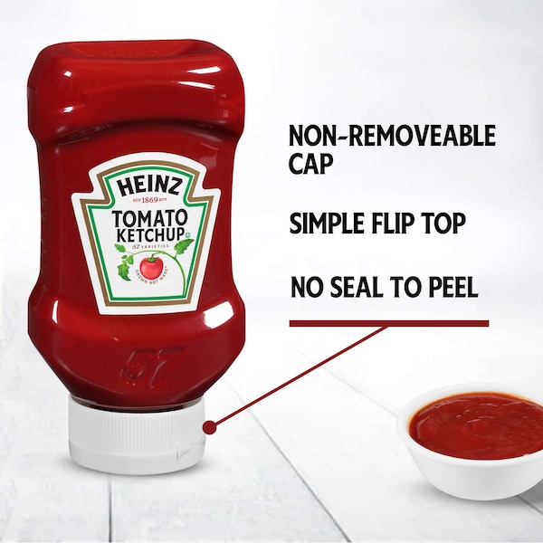 Heinz Heinz Upside Down Ketchup 20 oz., PK30 - 10013000050200