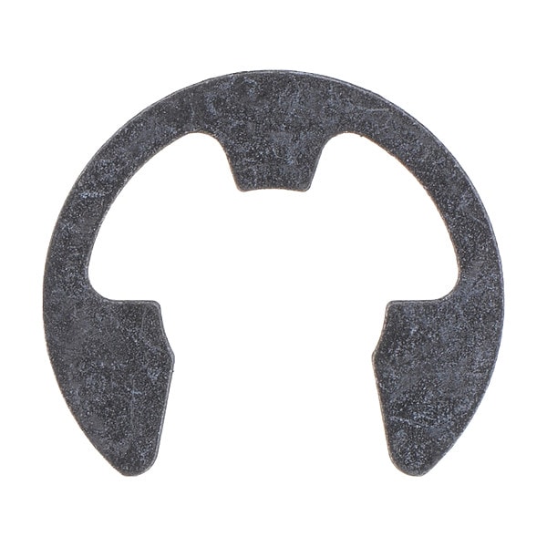 Zoro Select E-Clip, Spring Steel, Black Phosphate Finish, 5/16 in Shaft Dia, 50 PK - WWG-SE031