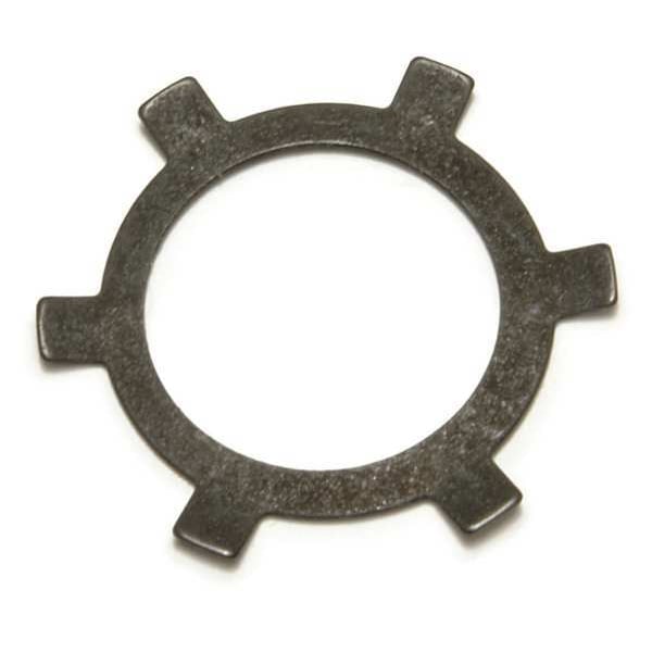 Zoro Select Internal Self-Locking Push-On Retaining Ring, Steel, Plain Finish, 3/8 in Bore Dia., 50 PK - U36231.037.0001