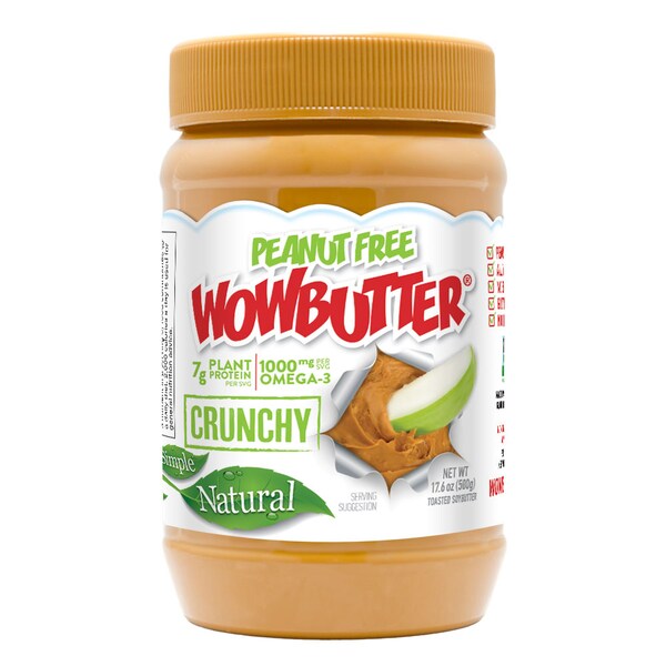 Wowbutter Peanut Free Spread Jars Crunchy 17.6 oz., PK6 - 20101