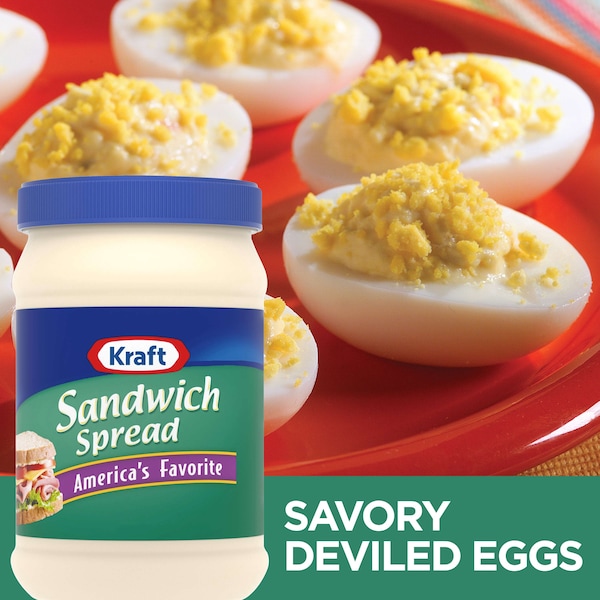 Kraft Kraft Spoonable Sandwich Spread 15 fl. oz. Jar, PK12 - 10021000026996