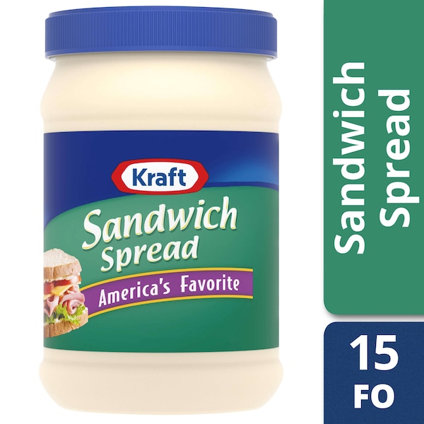 Kraft Kraft Spoonable Sandwich Spread 15 fl. oz. Jar, PK12 - 10021000026996