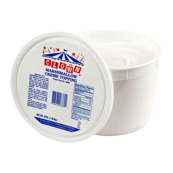 Clown Clown Marshmallow Crme Topping 1 gal. Tub, PK6 - 98000