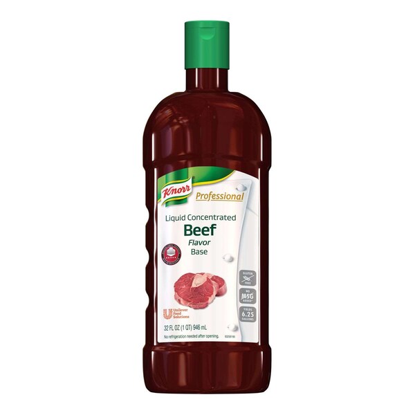 Knorr Knorr Professional Liquid Concentrated Beef Base 32 fl. oz., PK4 - 84114544