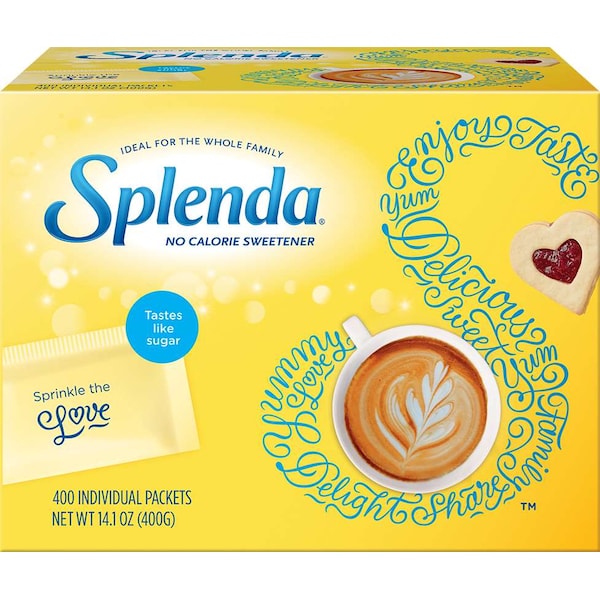 Splenda Splenda Sucralose No Calorie Sweetener Packets .035 oz., PK1600 - SP82241200