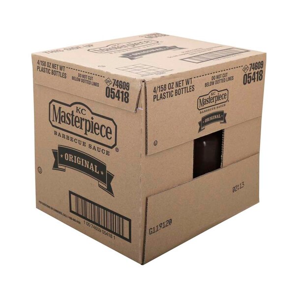 Kc Masterpiece KC Masterpiece Gluten Free Original Barbecue Sauce 158 oz., PK4 - 05418
