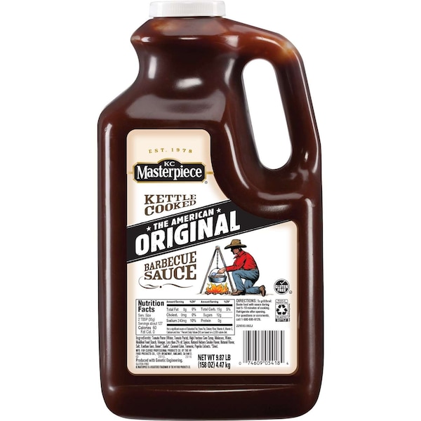 Kc Masterpiece KC Masterpiece Gluten Free Original Barbecue Sauce 158 oz., PK4 - 05418