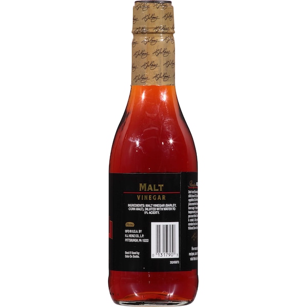 Heinz Heinz Malt Vinegar 12 fl. oz. Bottle, PK12 - 10013000001790