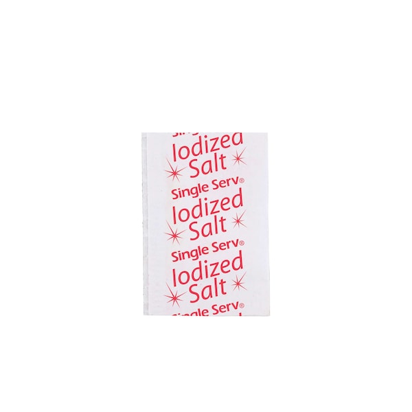Single Serv Single Serv Flat Salt Packets .6g Packet, PK3000 - 14353