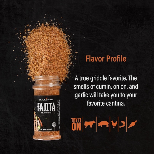 Blackstone Blackstone Fajita BBQ Seasoning 6.2 oz - 4230