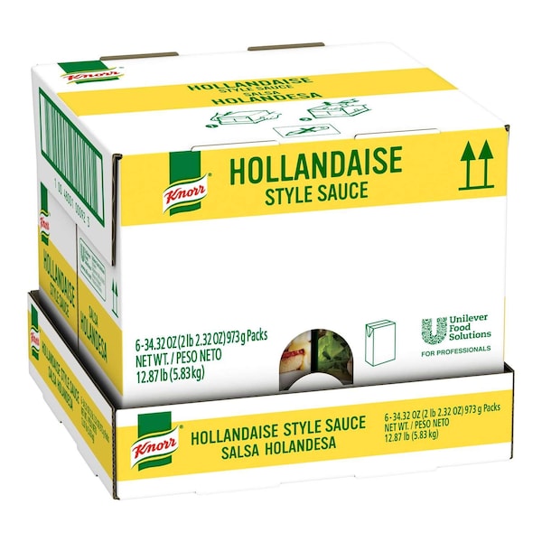 Knorr Knorr Ready To Use Hollandaise Sauce 34.32 oz. Box, PK6 - 67235845