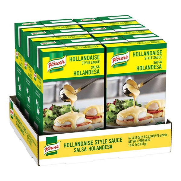 Knorr Knorr Ready To Use Hollandaise Sauce 34.32 oz. Box, PK6 - 67235845