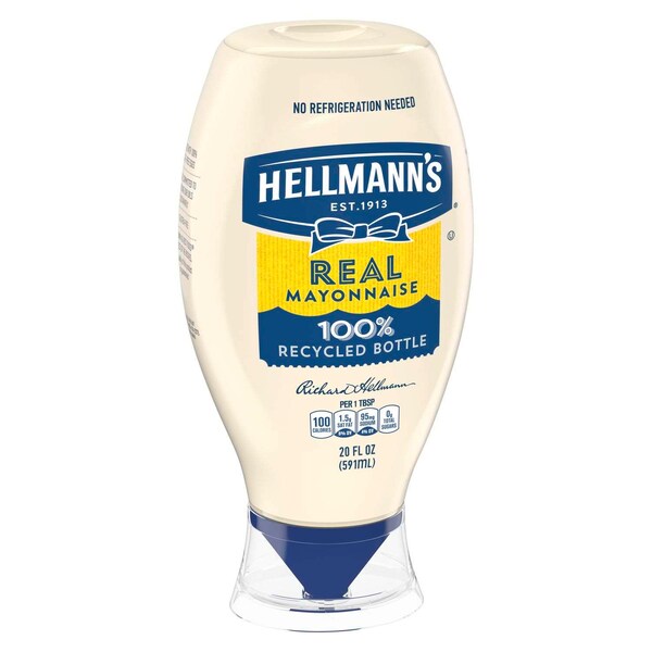 Hellmanns Spread Real Mayonnaisemade With 100% Cage Free Eggs 20 fl. oz., PK12 - 84135696